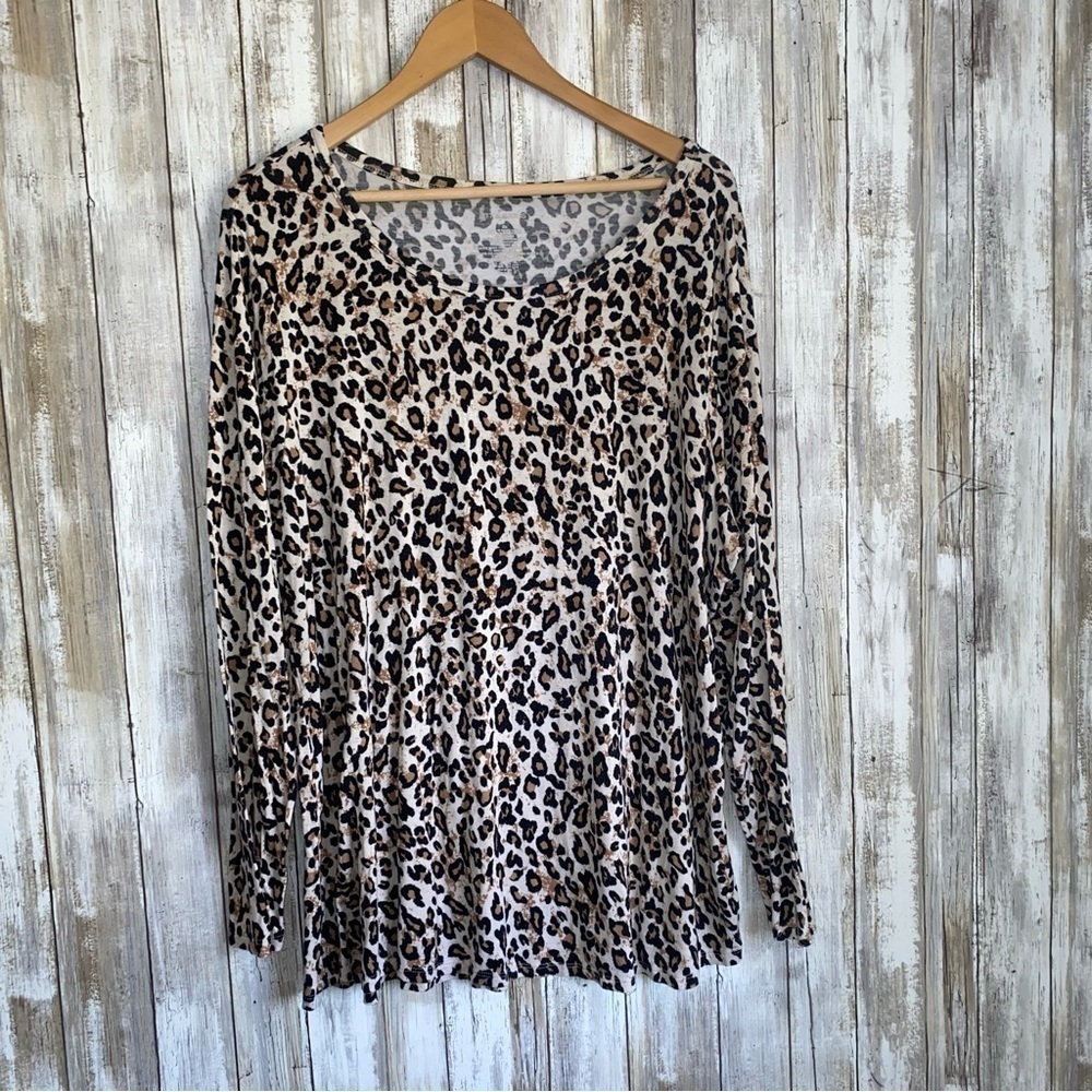 Maurices Leopard Blouse